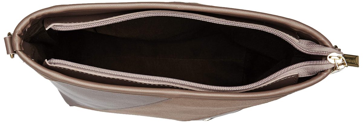 Flavia Women's Handbag with Pouch (Purple)