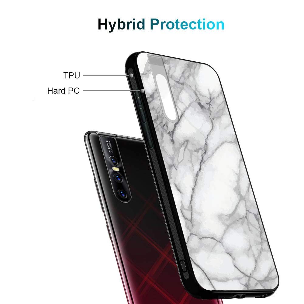 Amazon Brand - Solimo Designer Marble Printed Hard Back Case Mobile Cover forVivo V15 Pro (D223)