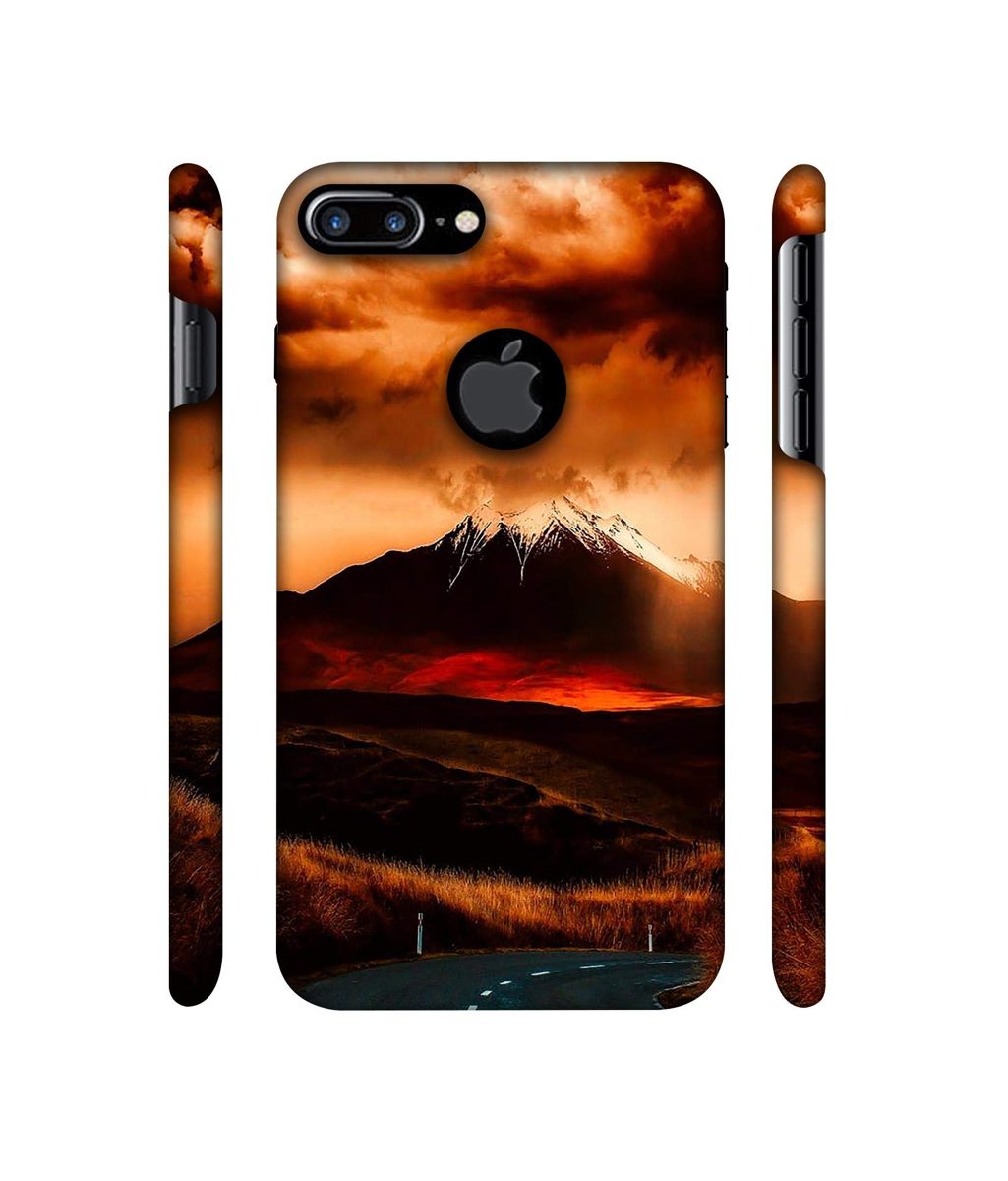 Amazon Brand - Solimo Designer Volcano 3D Printed Hard Back Case Mobile Cover for Apple iPhone 7 Plus (Logo Cut)