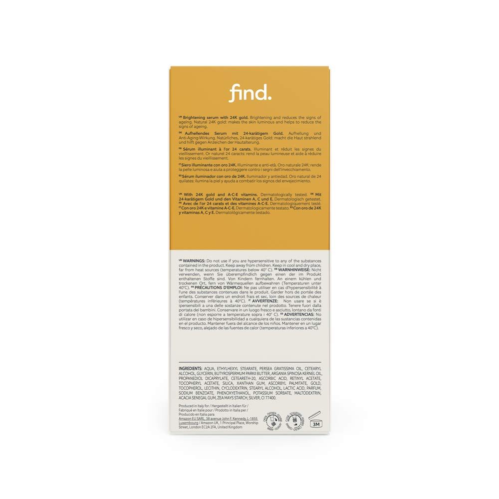 FIND - Brightening serum with 24K gold - 6 Pockets x 15 ml