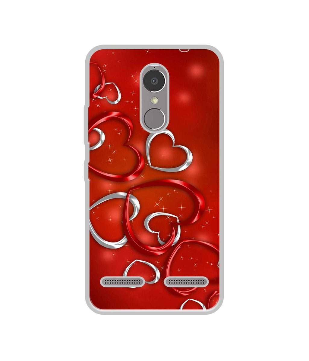 Amazon Brand - Solimo Designer Hearts UV Printed Soft Back Case Mobile Cover for Lenovo K6 Power