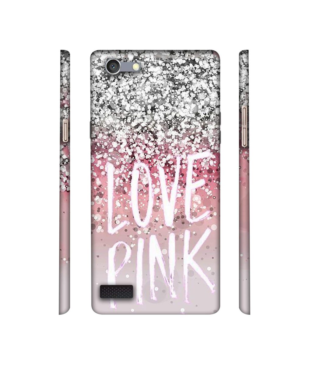 Amazon Brand - Solimo Designer Love Pink 3D Printed Hard Back Case Mobile Cover for Oppo Neo 7