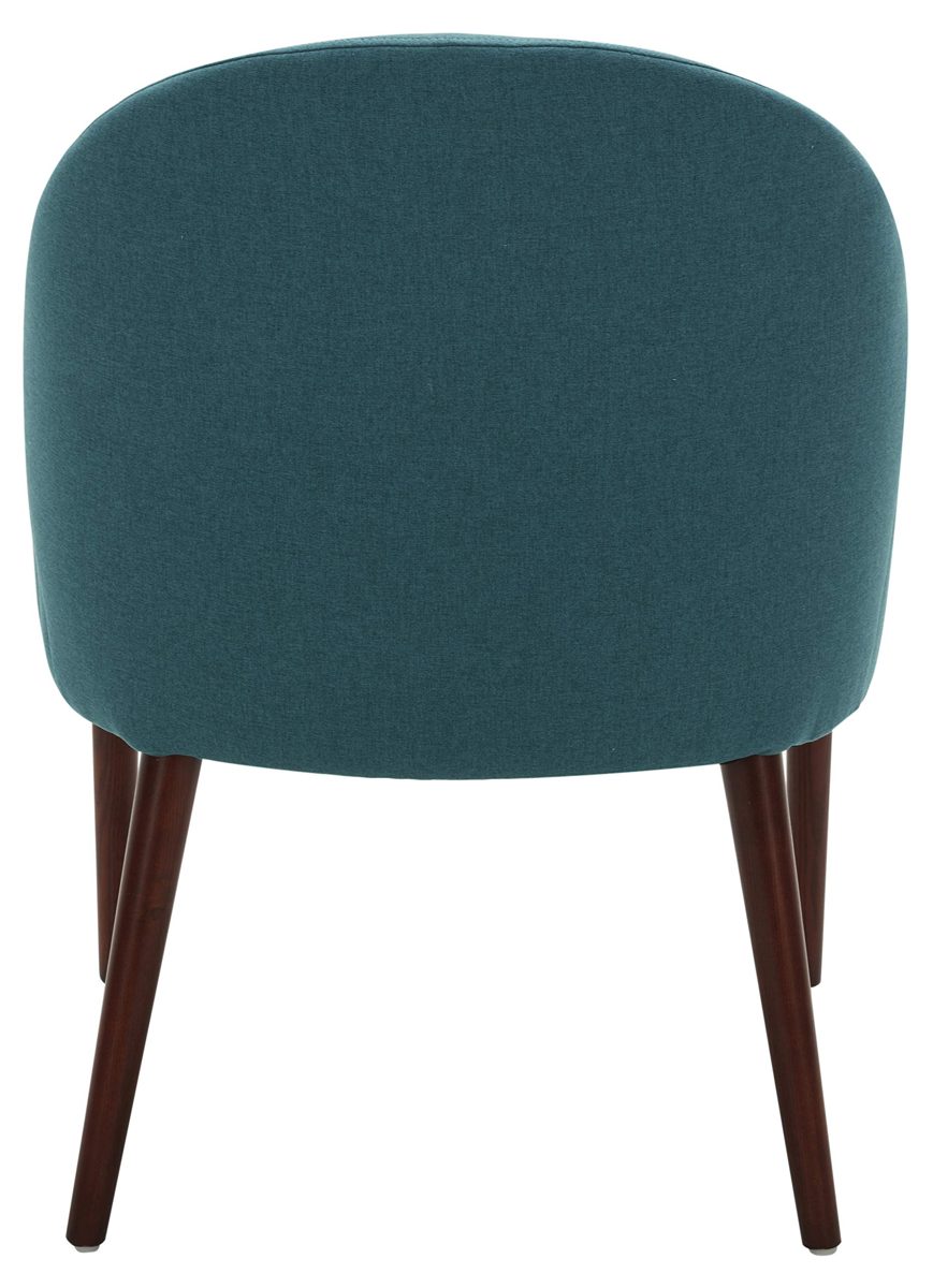 Amazon Brand – Rivet Contemporary Curved-Back Dining Chair, 35"H, Aqua
