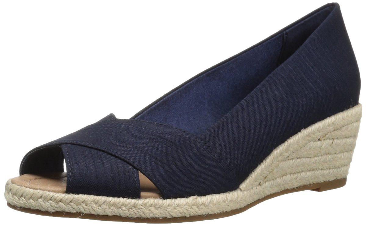 Amazon Brand - 206 Collective Women's Braylon Open-Toe Espadrille Wedge-Low Sandal