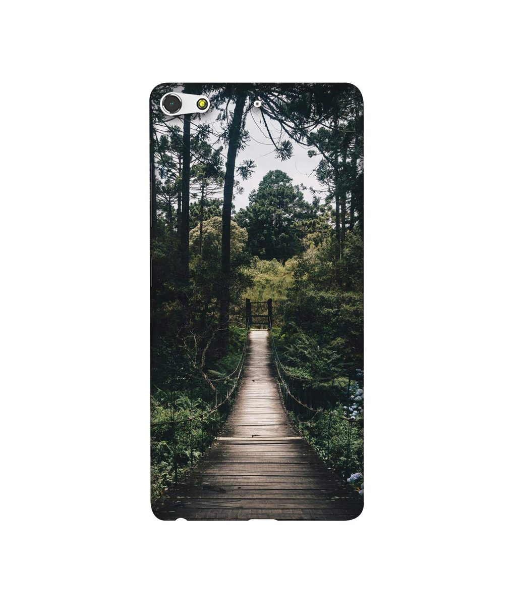 Amazon Brand - Solimo Designer Wooden Bridge 3D Printed Hard Back Case Mobile Cover for Gionee Elife S7