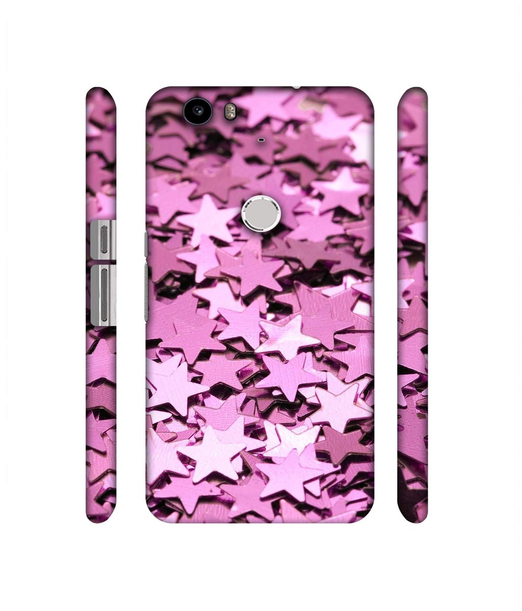 Amazon Brand - Solimo Designer Glitter Stars 3D Printed Hard Back Case Mobile Cover for Nexus 6P