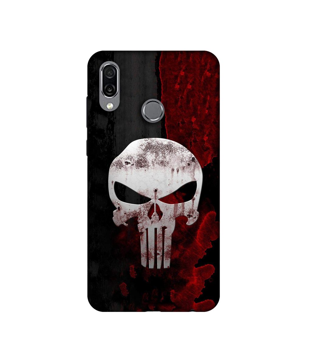 Amazon Brand - Solimo Designer Punisher Skull 3D Printed Hard Back Case Mobile Cover for Huawei Honor Play