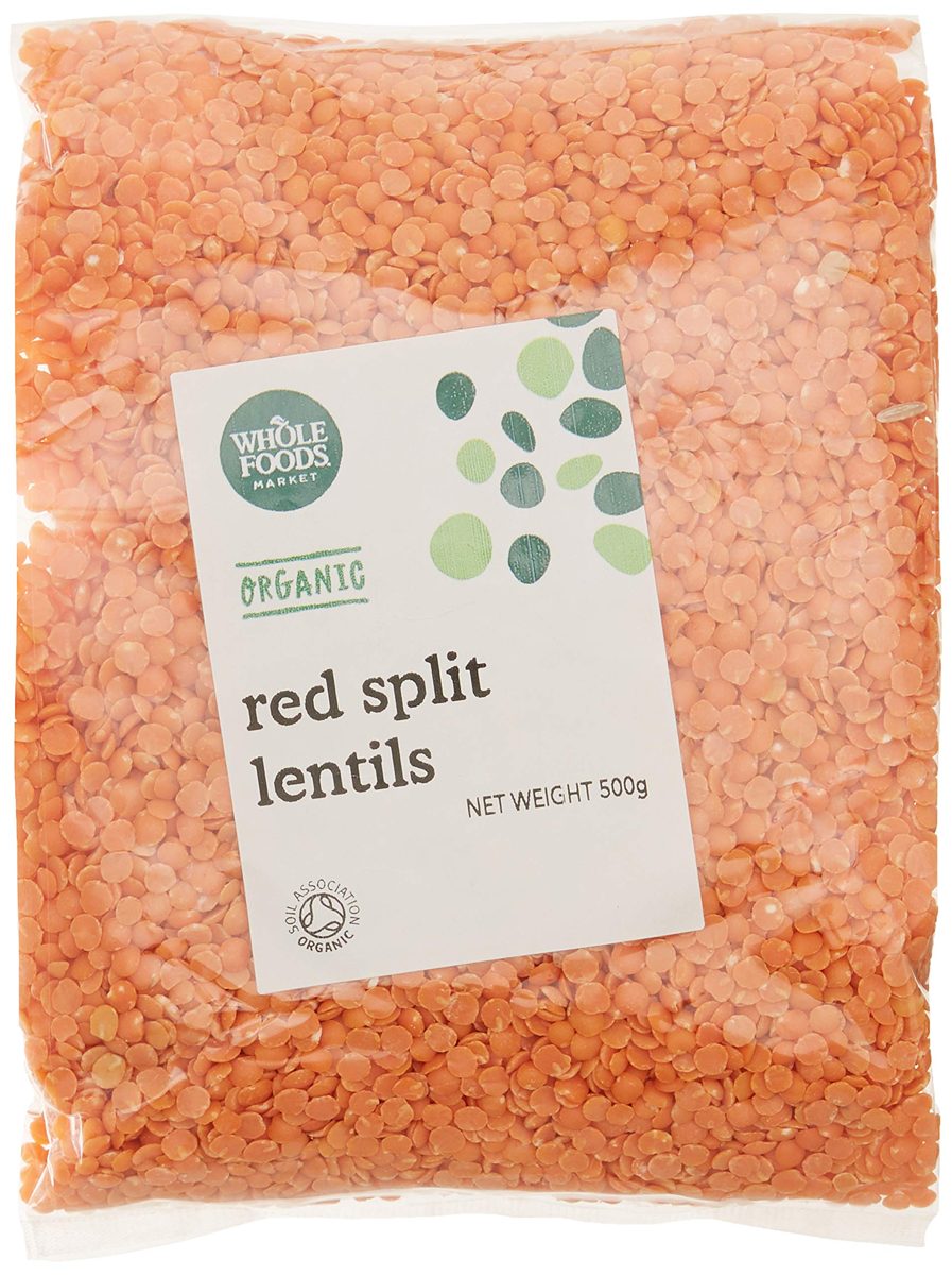 Whole Foods Market Organic Red Split Lentils, 500 g