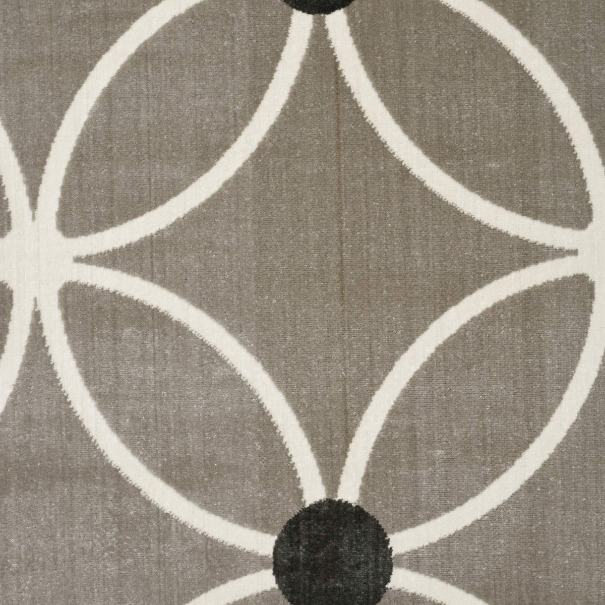 Ravenna Home Tangram Rug, 8'W x 10'L, Tessellated Circle Design