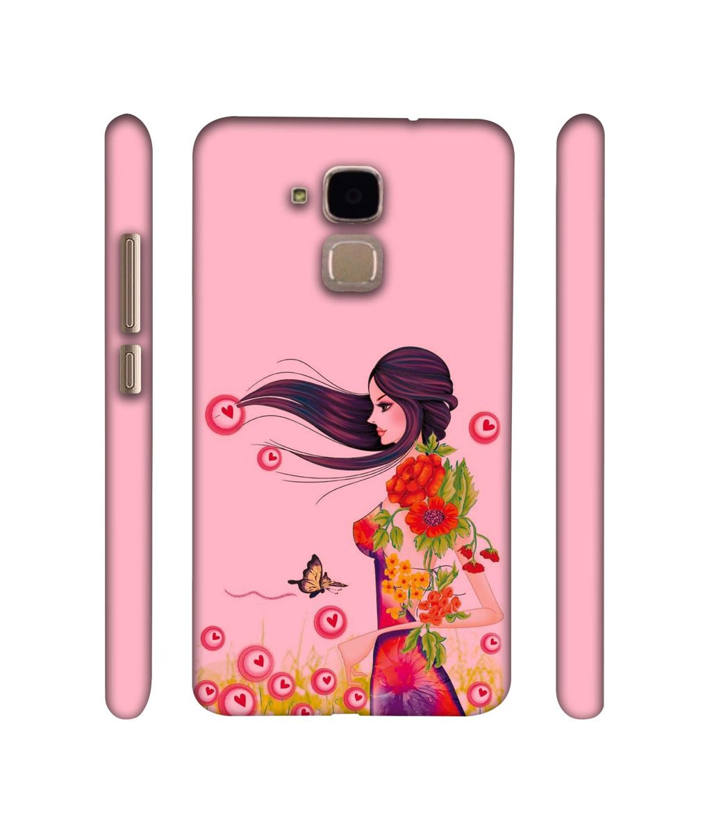 Amazon Brand - Solimo Designer Lady Vector Pattern 3D Printed Hard Back Case Mobile Cover for Huawei Honor 5c