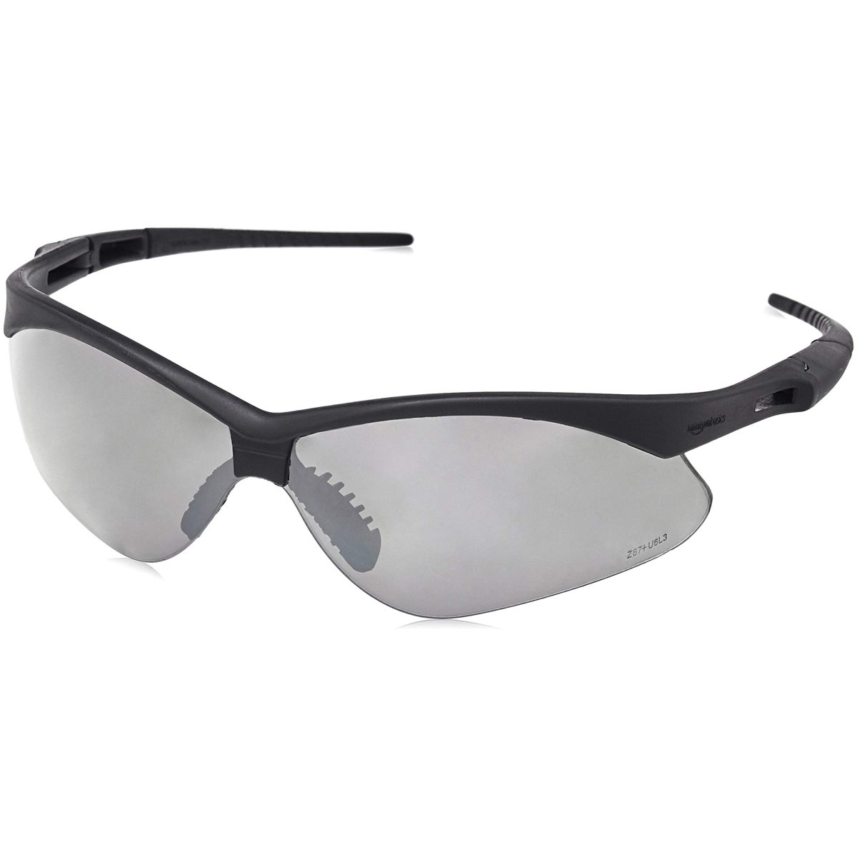 AmazonBasics Shooting Ear Muffs in Black and Blue and Shooting Safety Glasses in Clear Lens and Smoke Lens