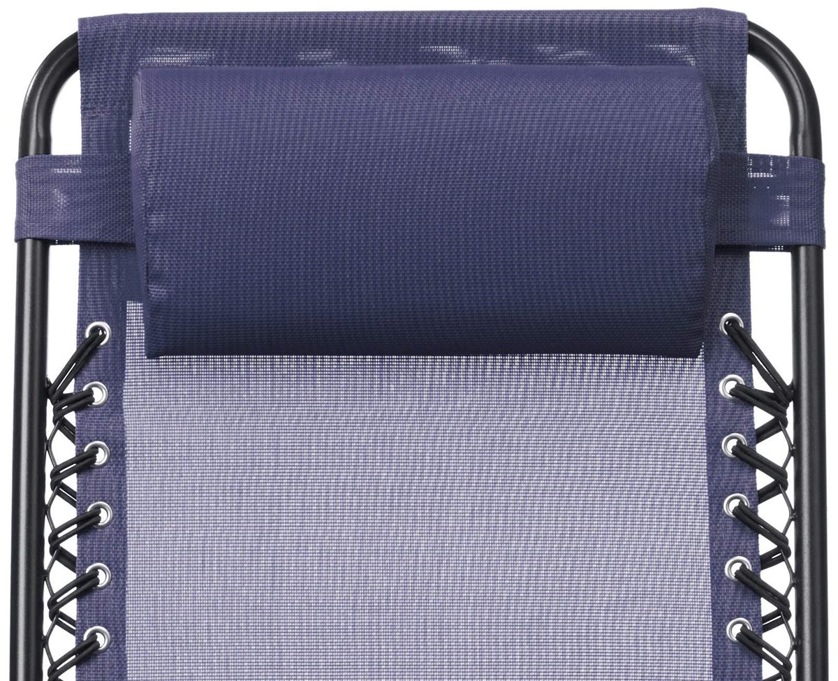 AmazonBasics Foldable Rocking Chair - Blue (Renewed)