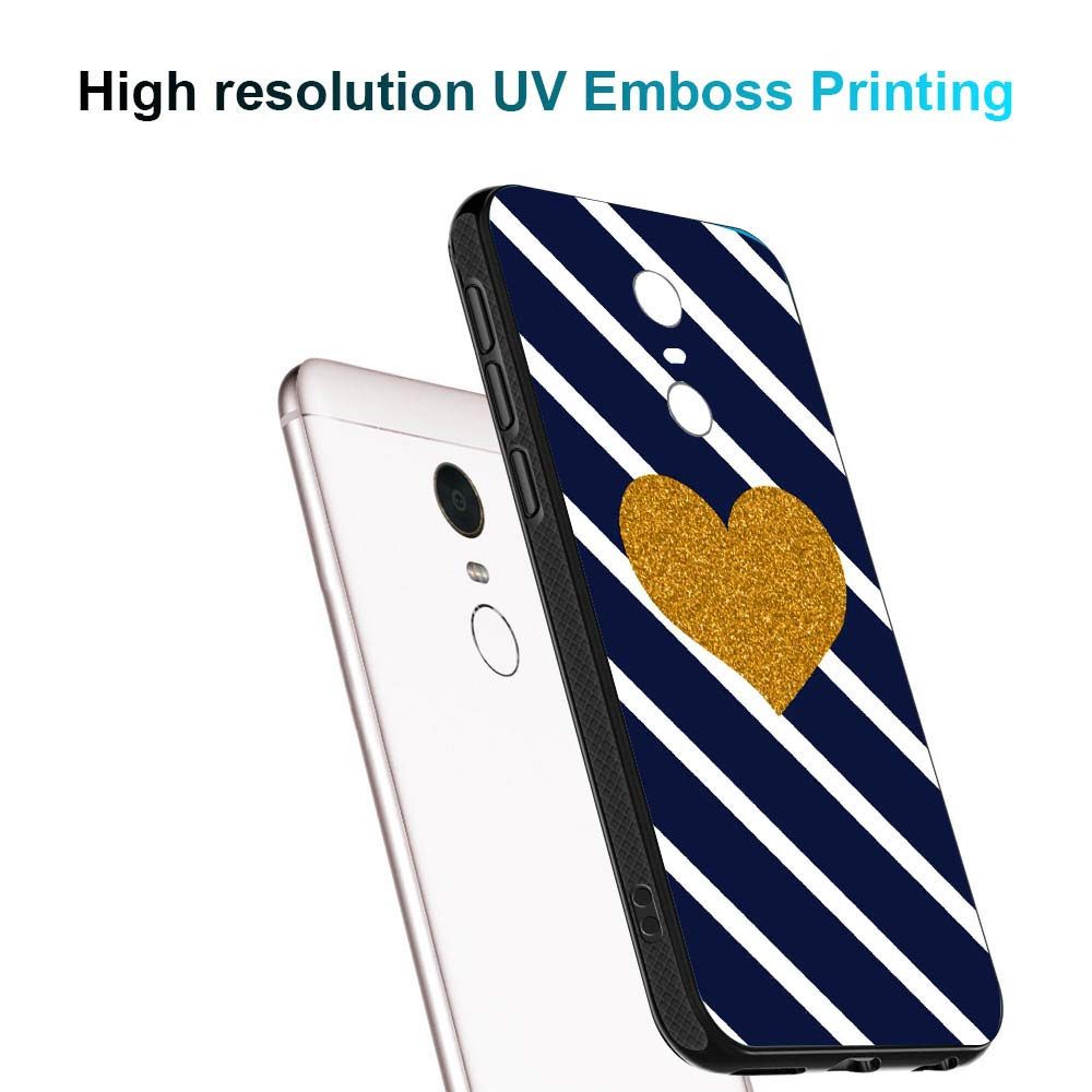 Amazon Brand - Solimo Designer Hearts Printed Hard Back Case Mobile Cover for Xiaomi Redmi 5 (D1143)