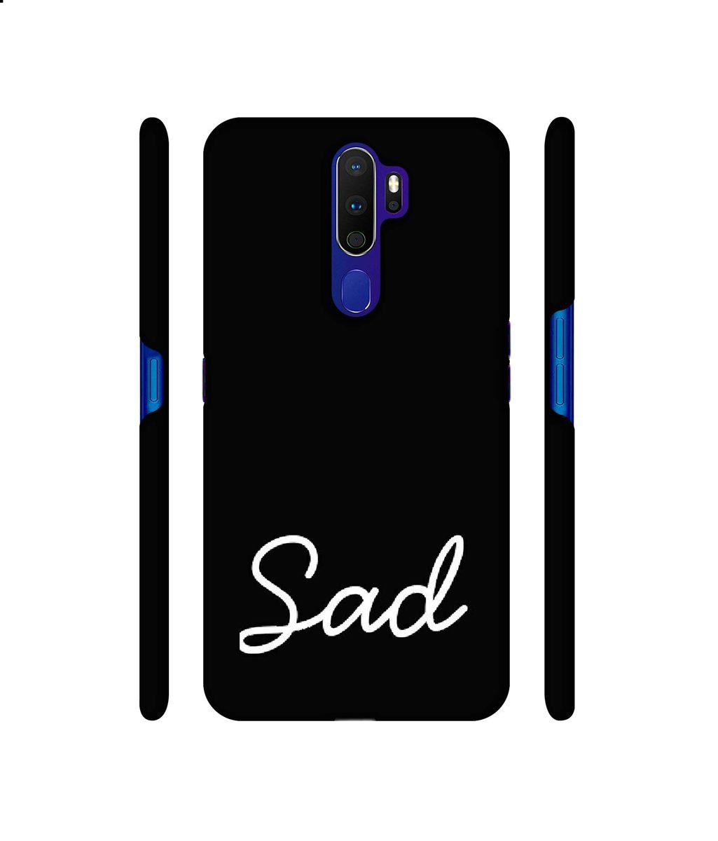 Amazon Brand - Solimo Designer Sad 3D Printed Hard Back Case Mobile Cover for Oppo A9 (2020)