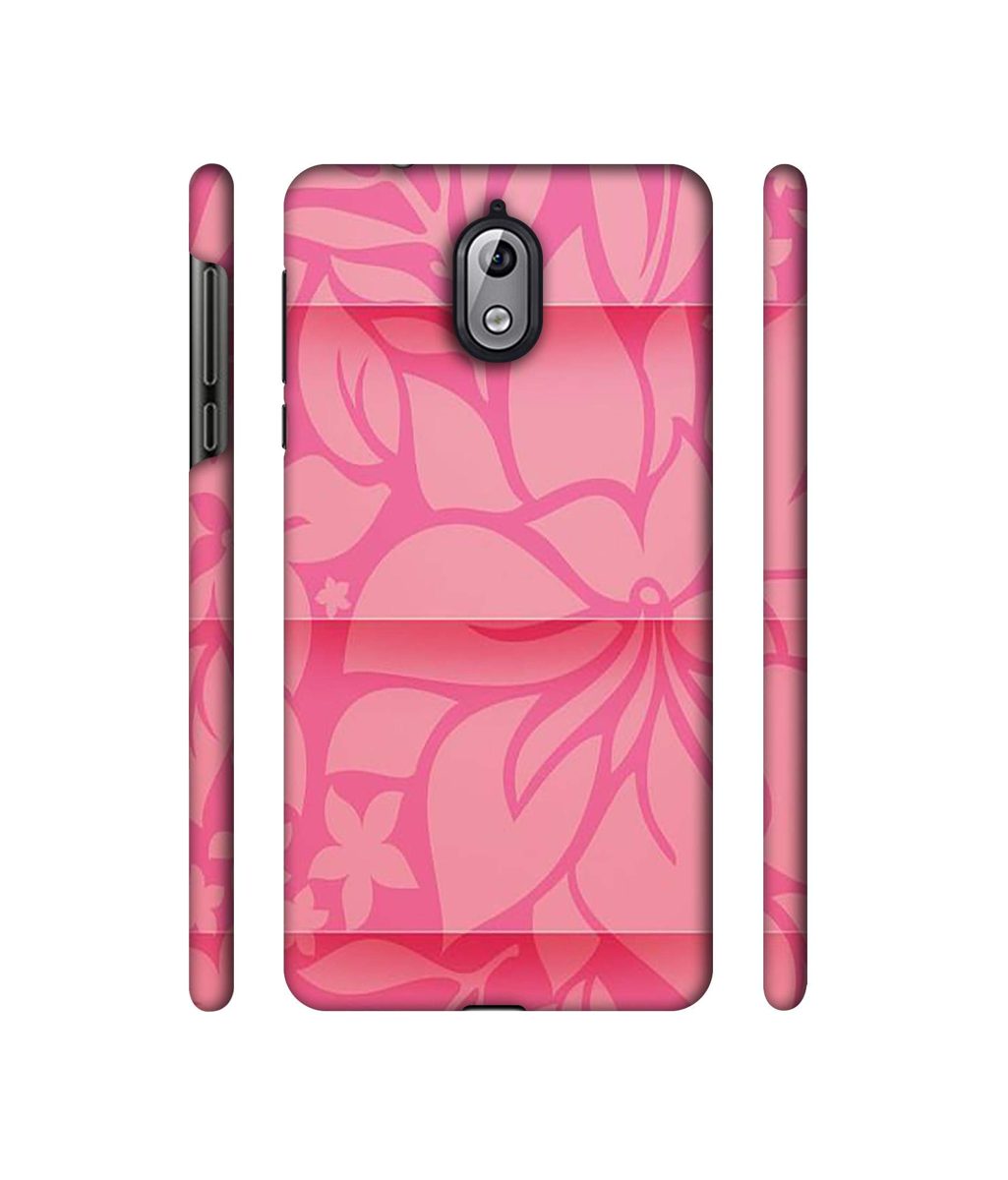 Amazon Brand - Solimo Designer Pink Flower Banch Print On Cloth 3D Printed Hard Back Case Mobile Cover for Nokia 3.1