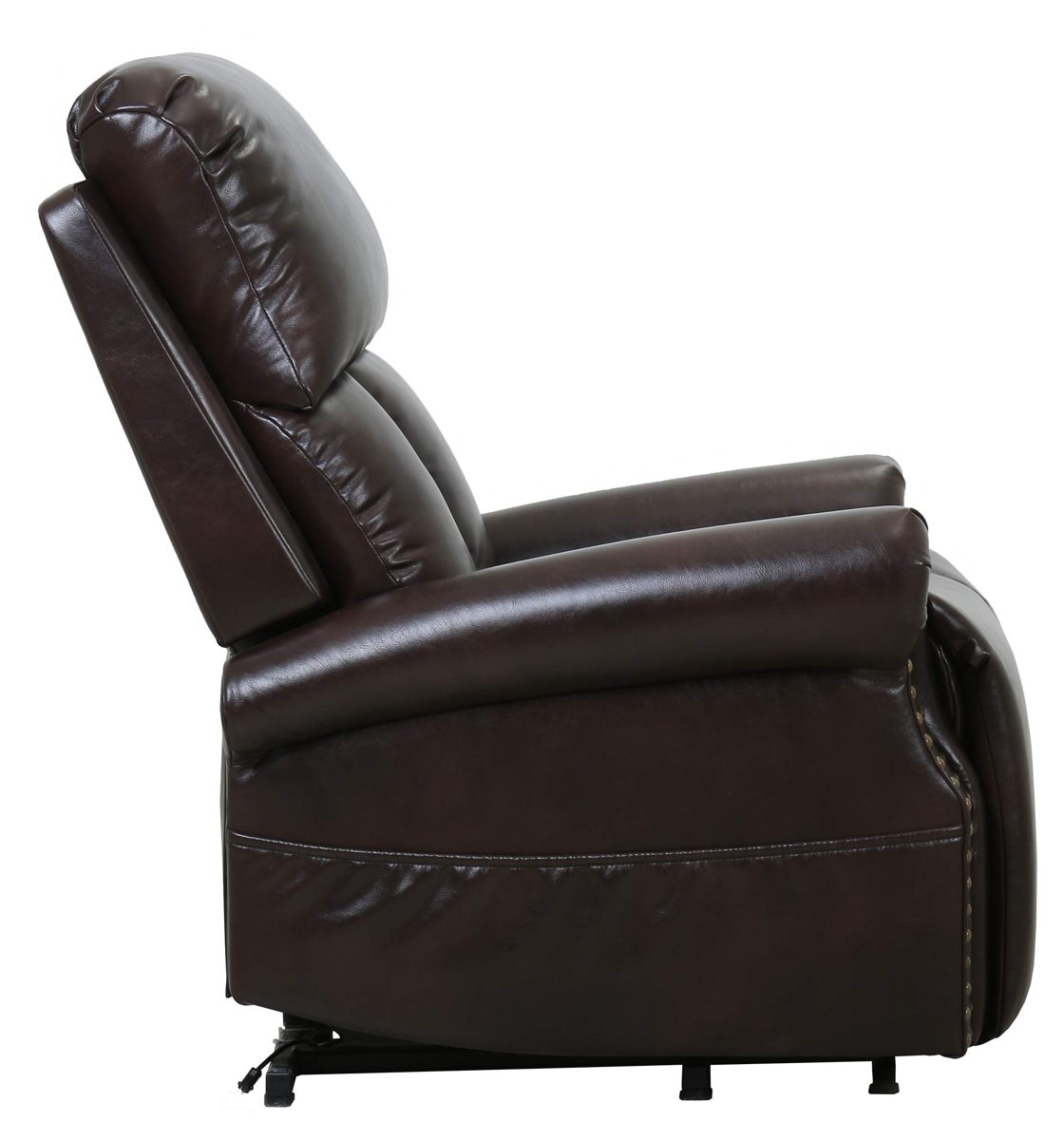 Amazon Brand – Ravenna Home Albert Power-Lift Assist Recliner Chair, 34.3"W, Dark Brown
