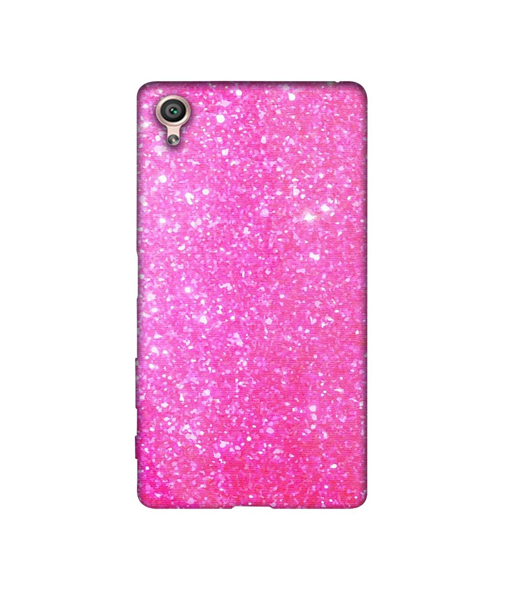 Amazon Brand - Solimo Designer Pink Sparkle 3D Printed Hard Back Case Mobile Cover for Sony Xperia X