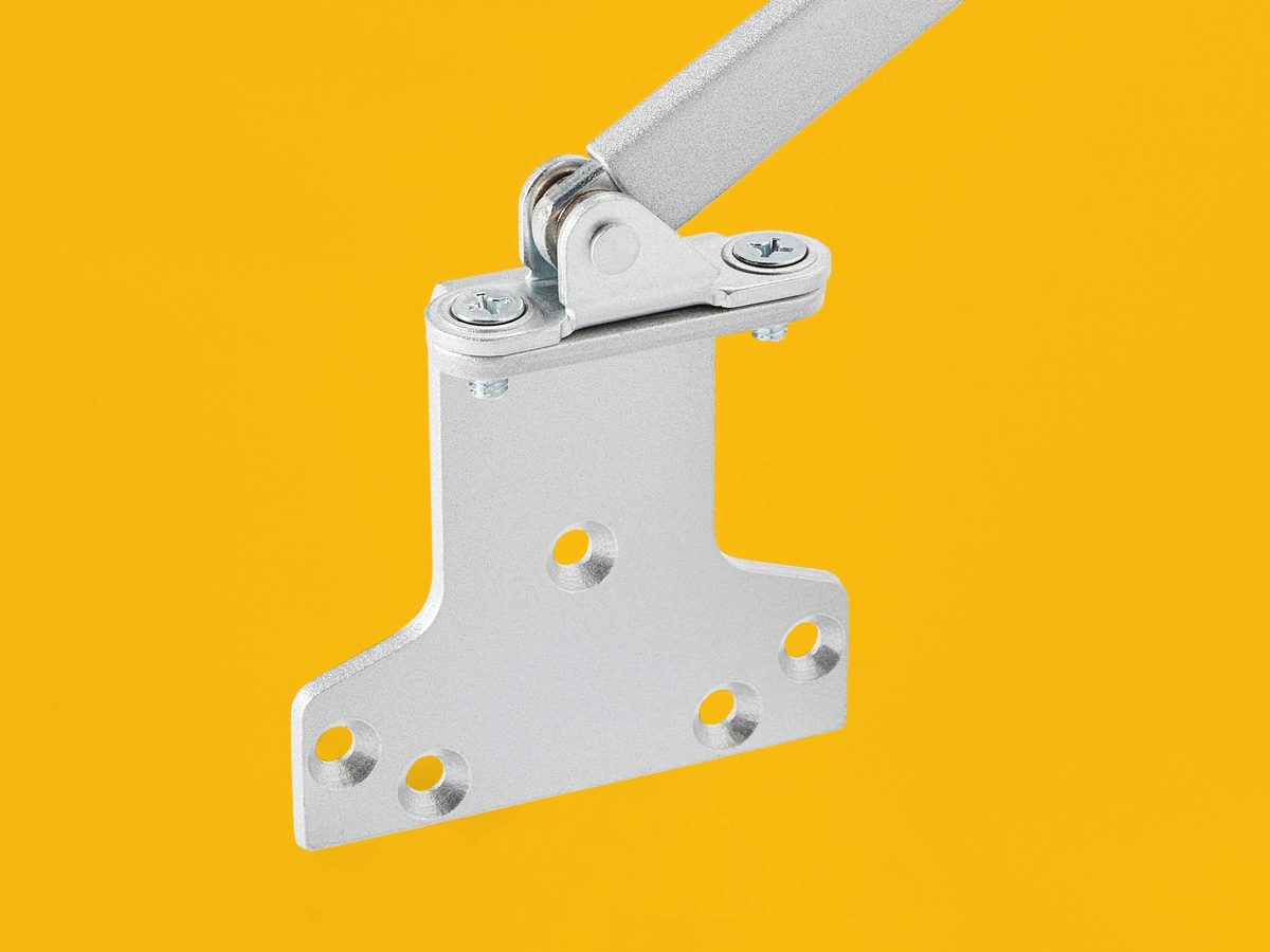Amazon Commercial Door Closer, Standard arm with Adjustable Size 1-6,BC, PA Bracket,Plastic Cover, Silver, 2-Pack, ADA Compliant