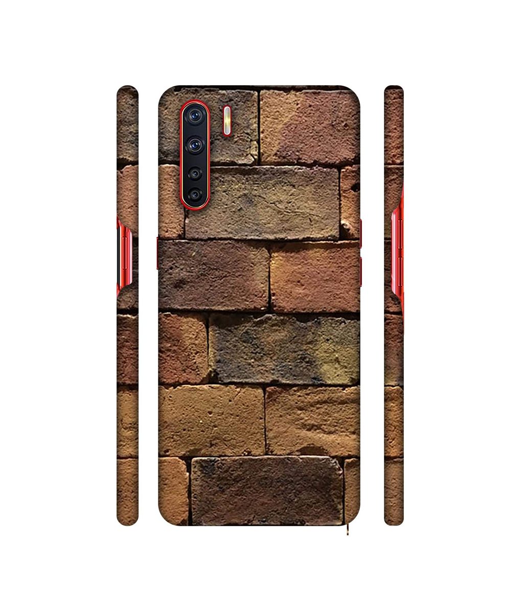 Amazon Brand - Solimo Designer Burn Bricks 3D Printed Hard Back Case Mobile Cover for Oppo A91