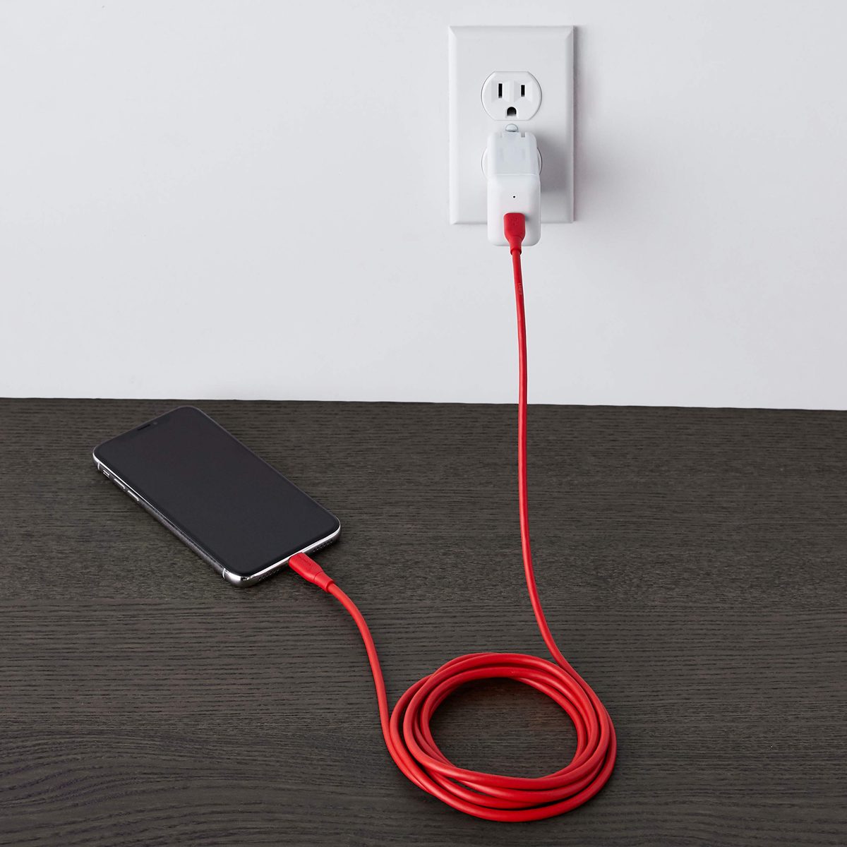 AmazonBasics USB-C to Lightning Cable, MFi Certified Apple Charger for iPhone 11 Pro/11 Pro Max - Red, 6-Foot