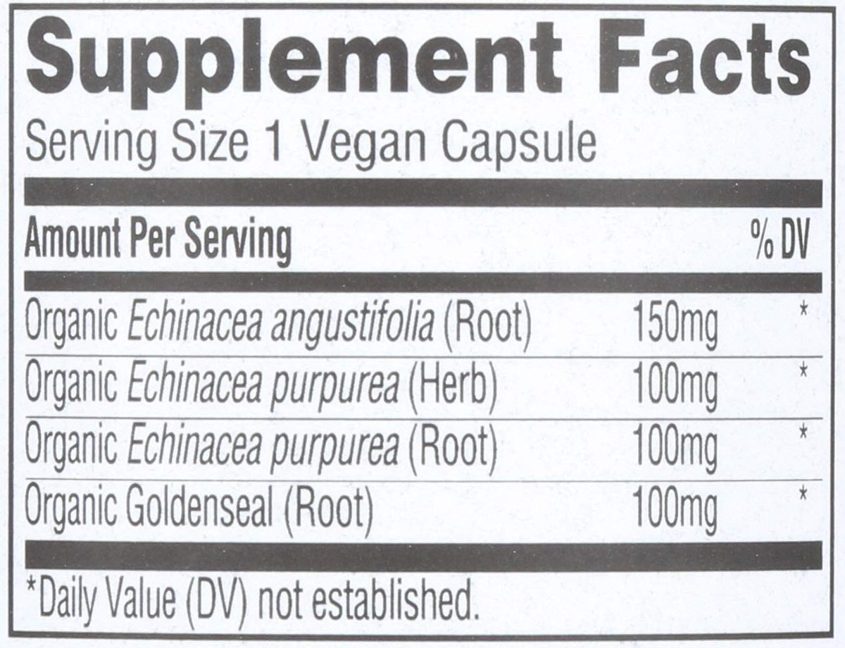 Whole Foods Market, Echinacea Goldenseal, 120 ct