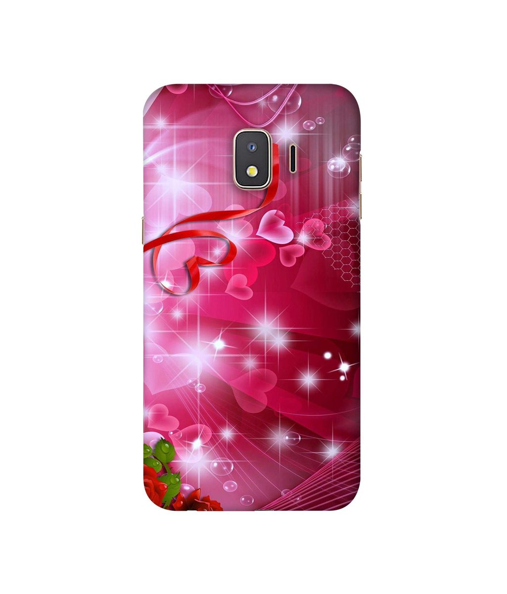 Amazon Brand - Solimo Designer Love 3D Printed Hard Back Case Mobile Cover for Samsung Galaxy J2 Core