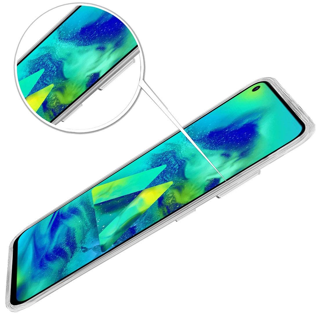 Amazon Brand - Solimo Mobile Cover for Samsung Galaxy M40 (Soft & Flexible Back Case), Transparent
