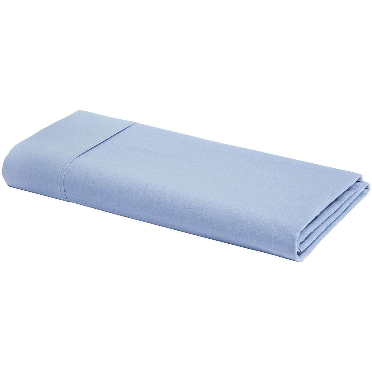 AmazonBasics Ultra-Soft Flat Sheet - Breathable, Easy to Wash - King/Cal King, Dusty Blue (Renewed)
