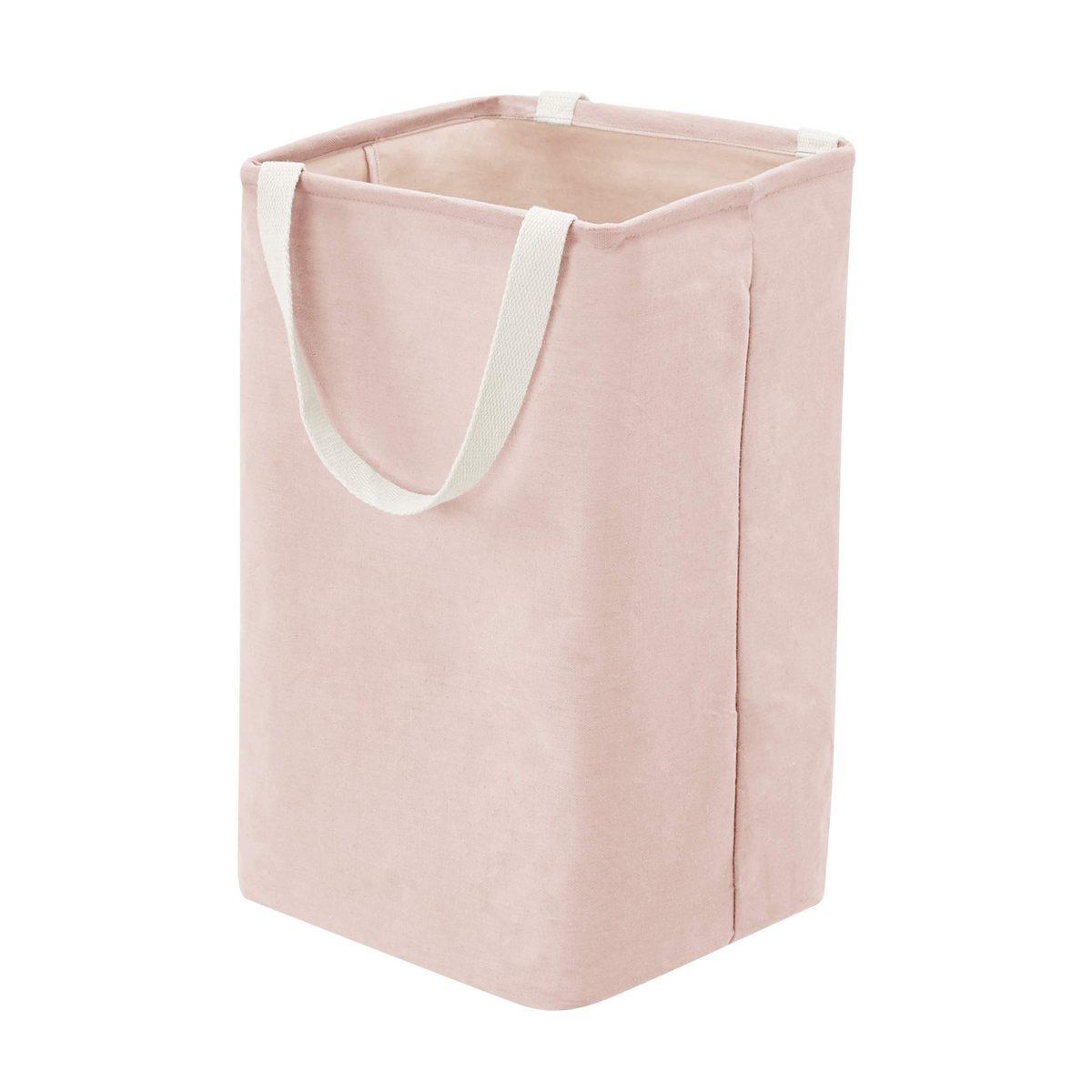 AmazonBasics Fabric Storage Bin Basket - Tall Cube, Dusty Pink