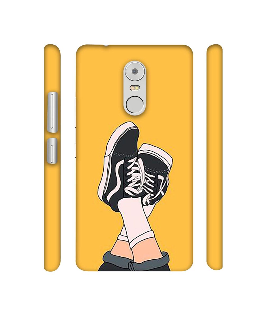 Amazon Brand - Solimo Designer Boy Shoes Pattern 3D Printed Hard Back Case Mobile Cover for Lenovo K6 Note