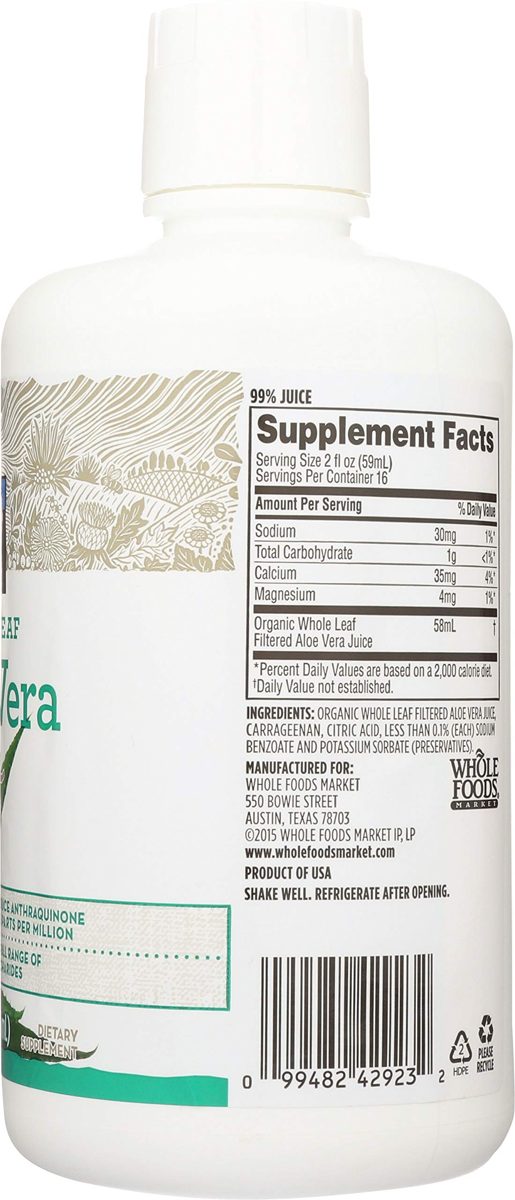 365 Everyday Value, Whole Leaf Aloe Vera Gel, 32 fl oz