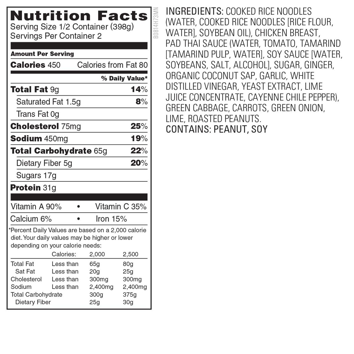 Amazon Kitchen, Chicken Pad Thai, No-Prep Kit for 2, 28 oz
