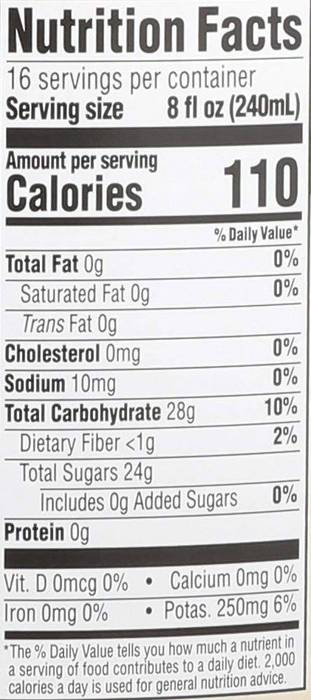 365 Everyday Value, Organic Juice Not from Concentrate - Pasteurized, Apple, 128 fl oz