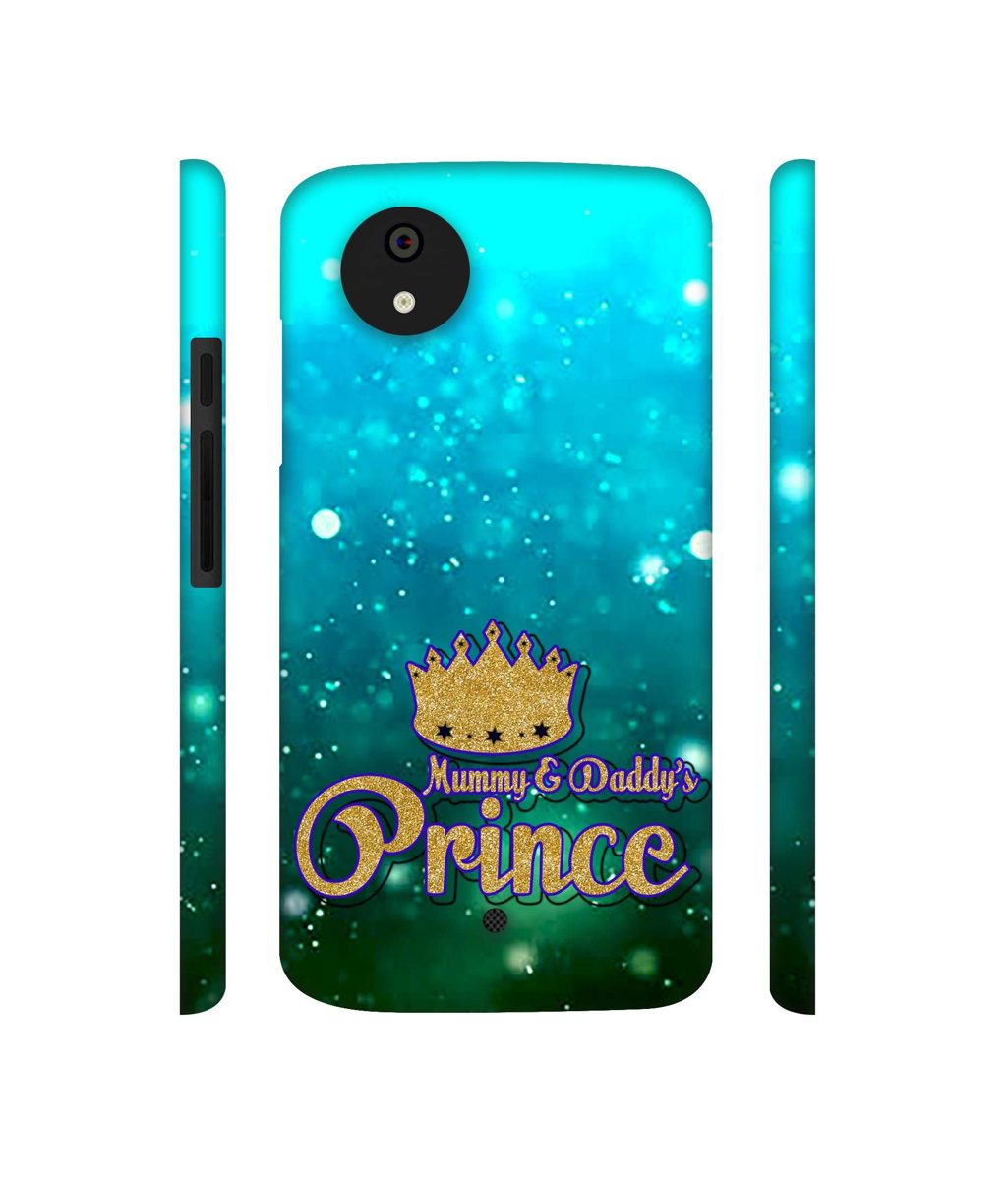 Amazon Brand - Solimo Designer Mummy & Daddy's Prince 3D Printed Hard Back Case Mobile Cover for Micromax Canvas A1