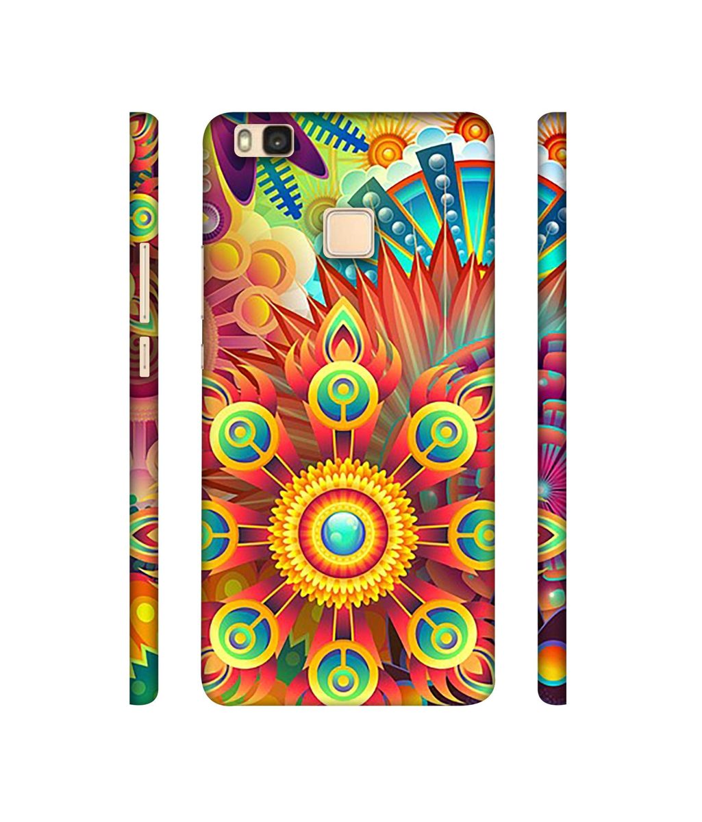 Amazon Brand - Solimo Designer Rangoli 3D Printed Hard Back Case Mobile Cover for Huawei P9 lite