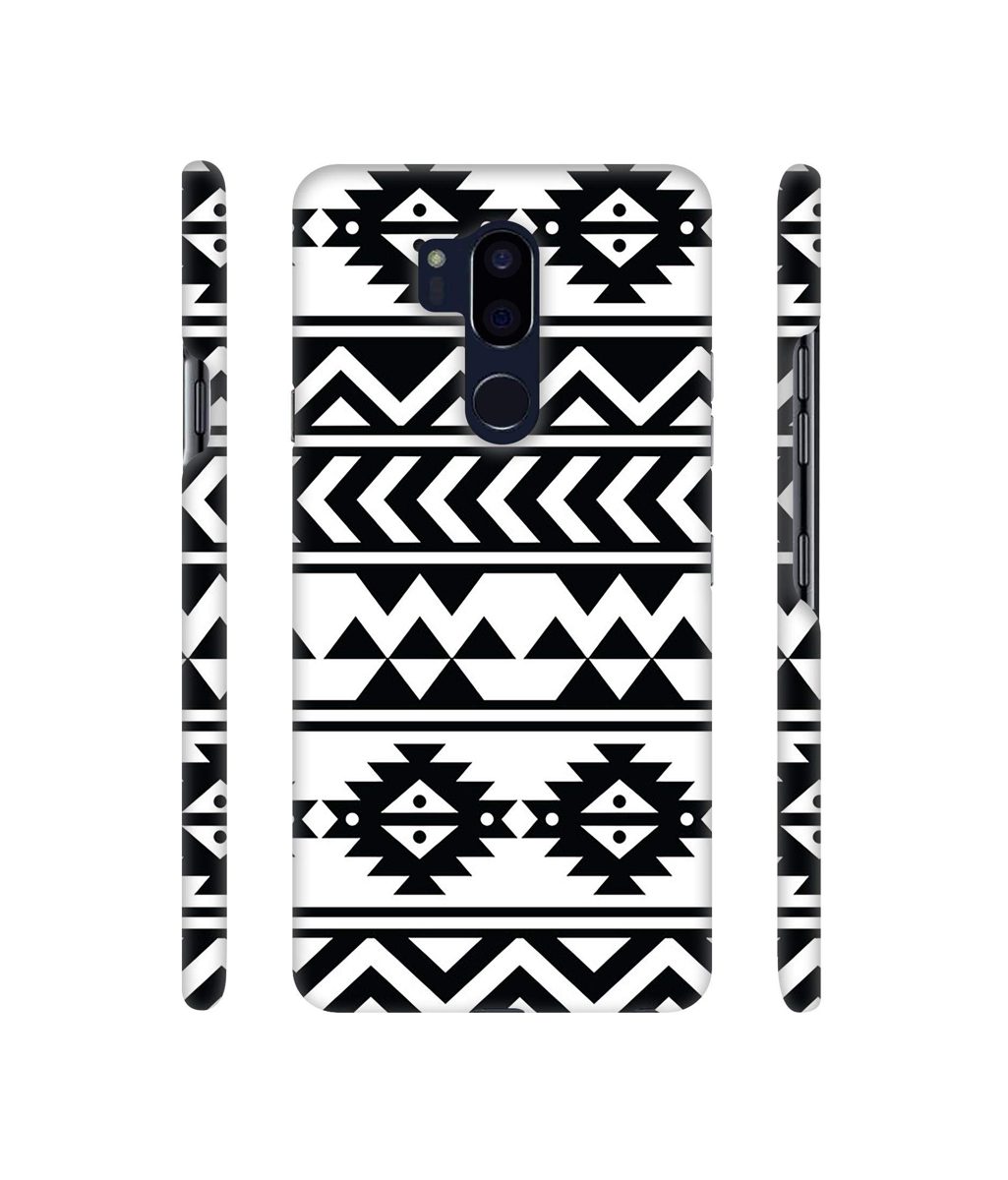 Amazon Brand - Solimo Designer Multi Shape Texture 3D Printed Hard Back Case Mobile Cover for LG G7 ThinQ