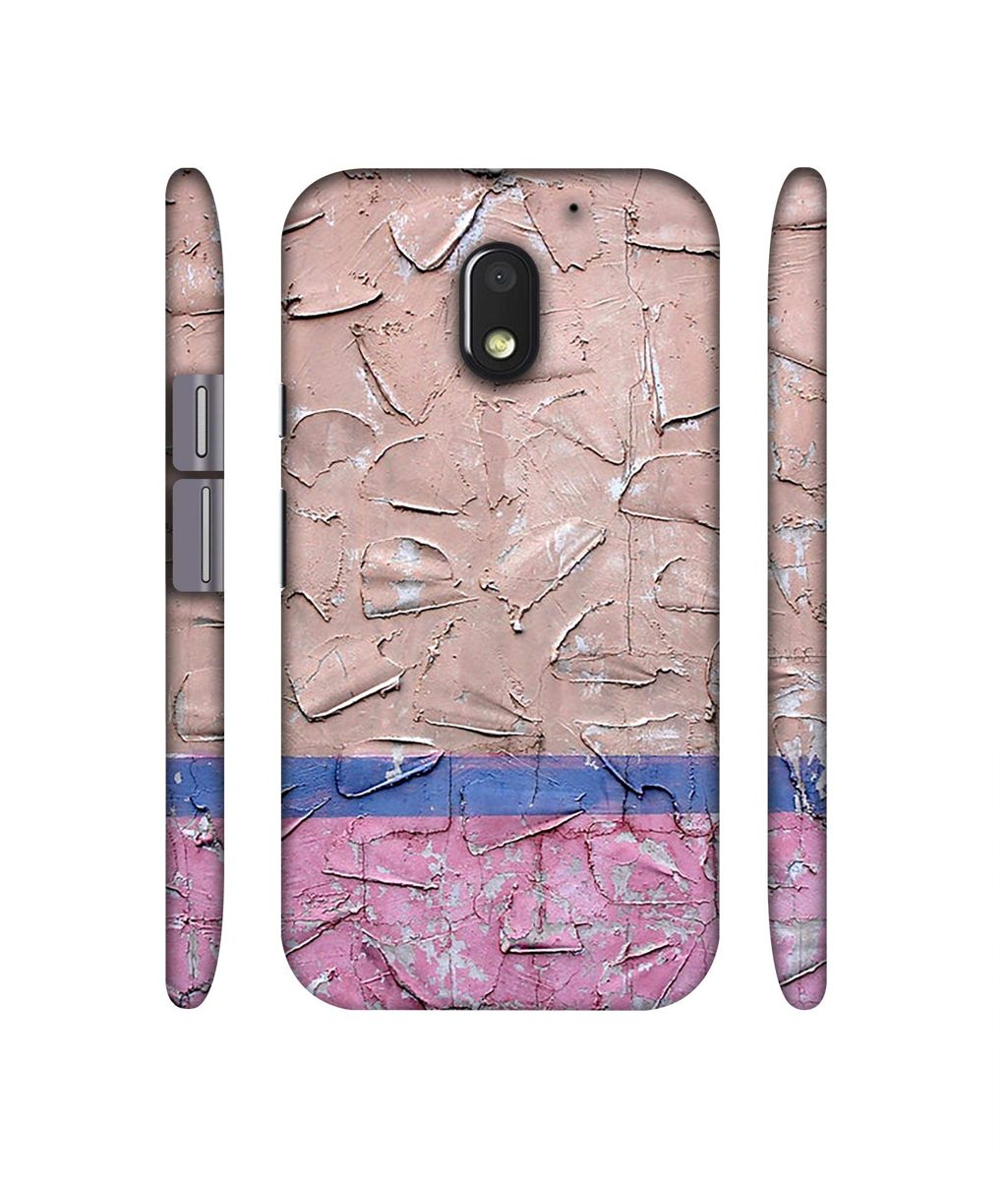 Amazon Brand - Solimo Designer Texture On Wall 3D Printed Hard Back Case Mobile Cover for Motorola Moto E (3rd gen)