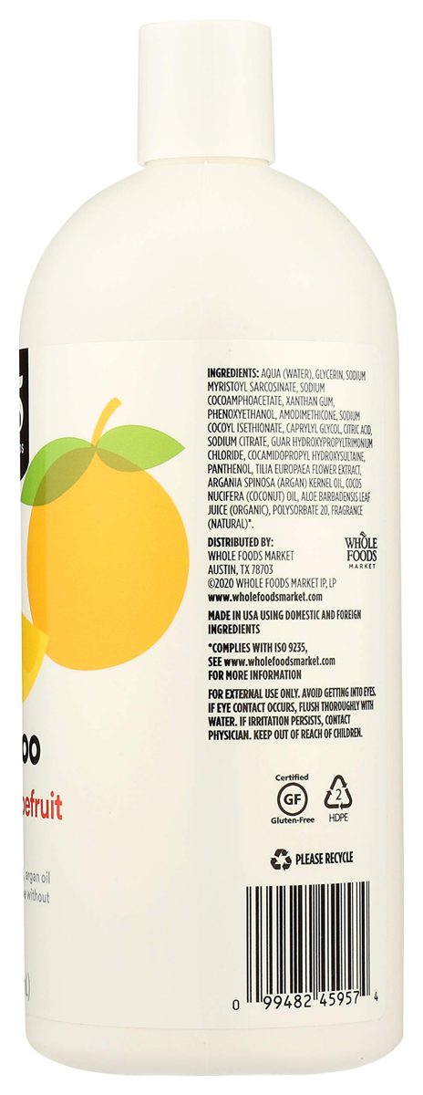365 Everyday Value, Shampoo Grapefruit, 32 Fl Oz