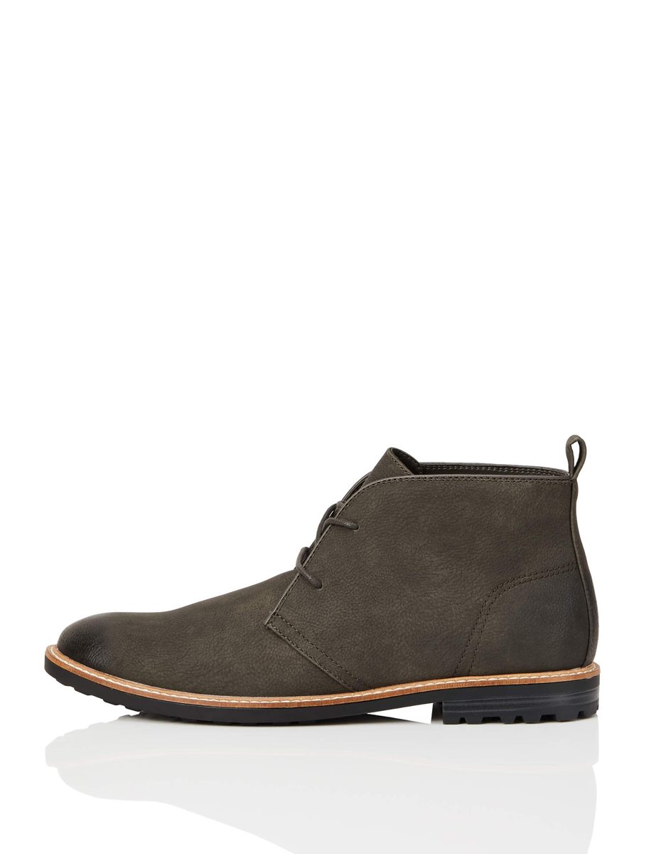 find. Men's Um1527 Chukka Boots, Grey, 8 US