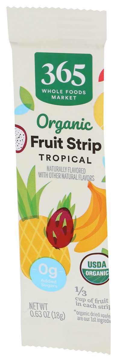 365 By Whole Foods Market, Fruit Strip Tropical Single Organic, 0.65 Ounce