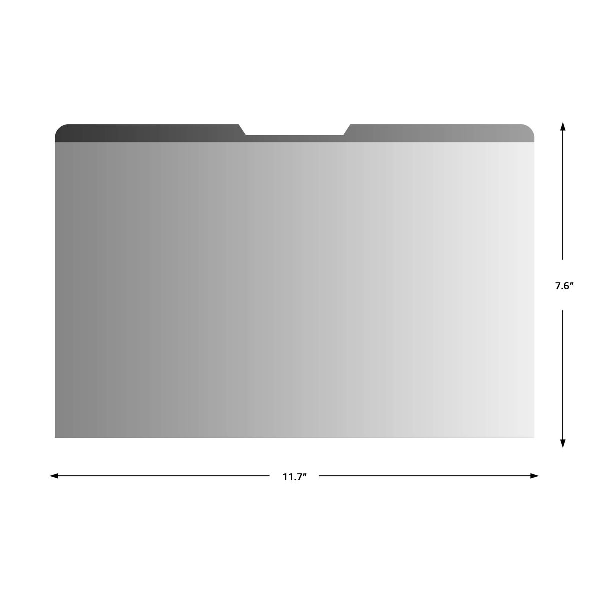 AmazonBasics Slim Magnetic Privacy Screen Filter for 13 Inch MacBook Pro (Renewed)