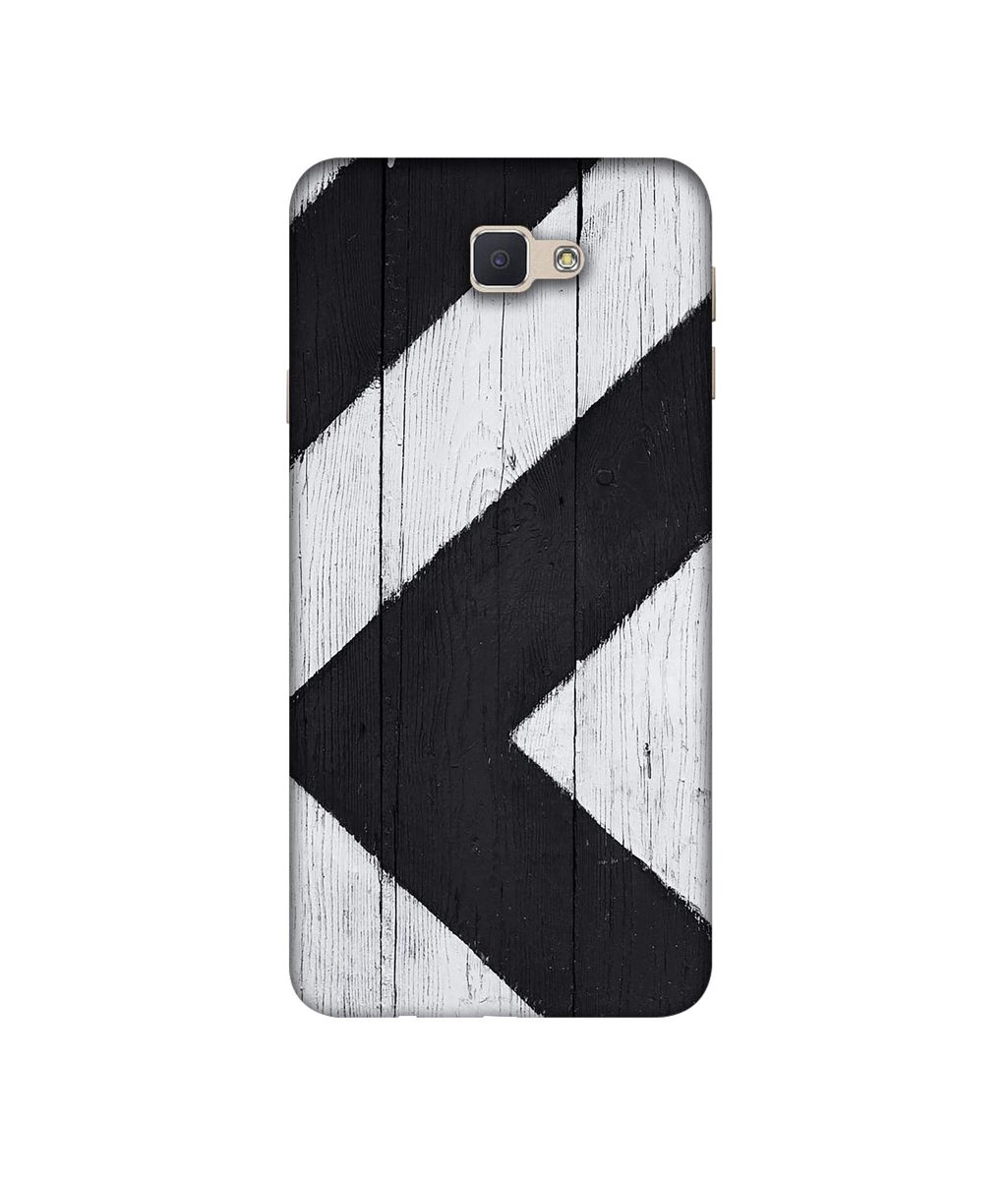 Amazon Brand - Solimo Designer Black Paint Texture on Wood 3D Printed Hard Back Case Mobile Cover for Samsung Galaxy J5 Prime