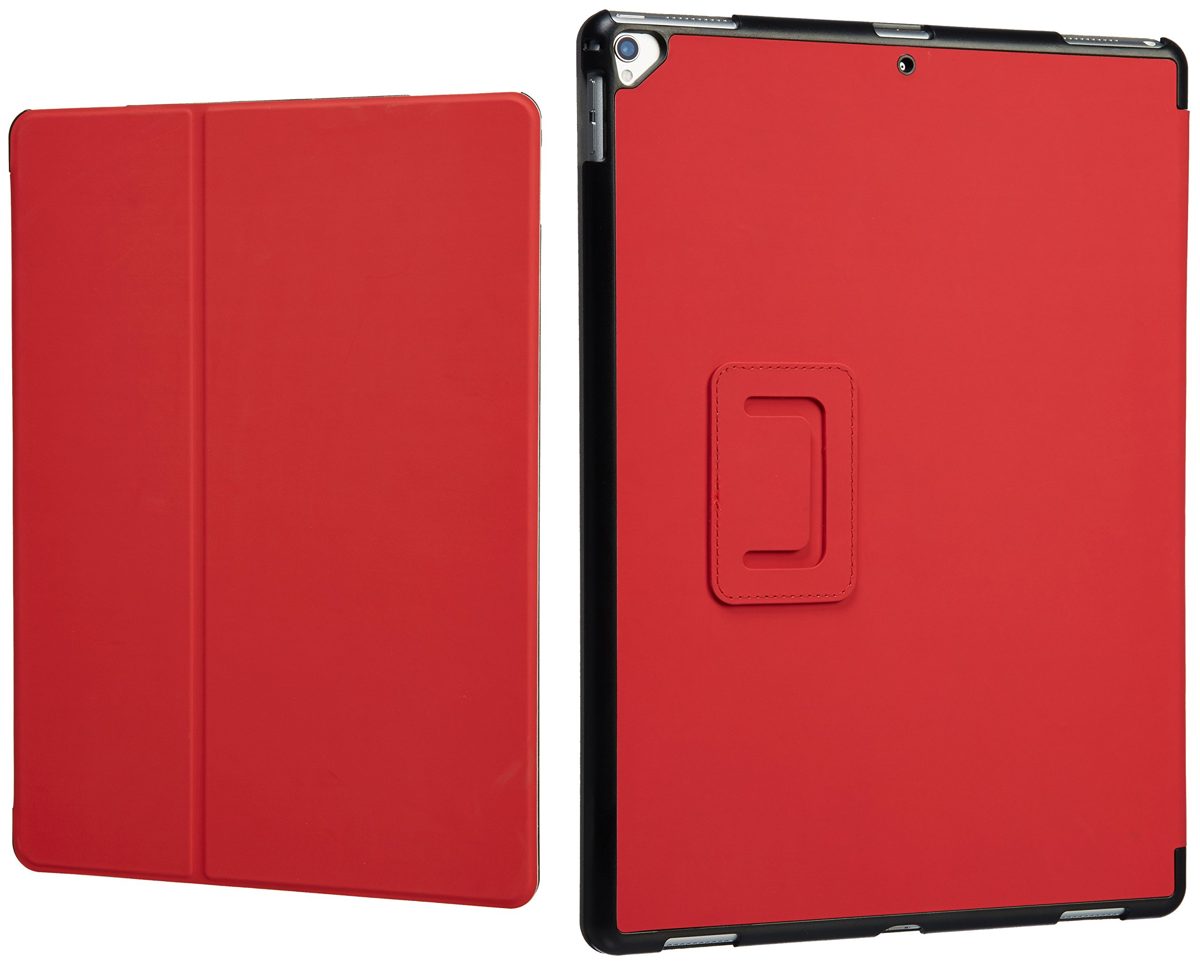 AmazonBasics New iPad Pro 2017 Smart Case Auto Wake/Sleep Cover, Red, 12.9"
