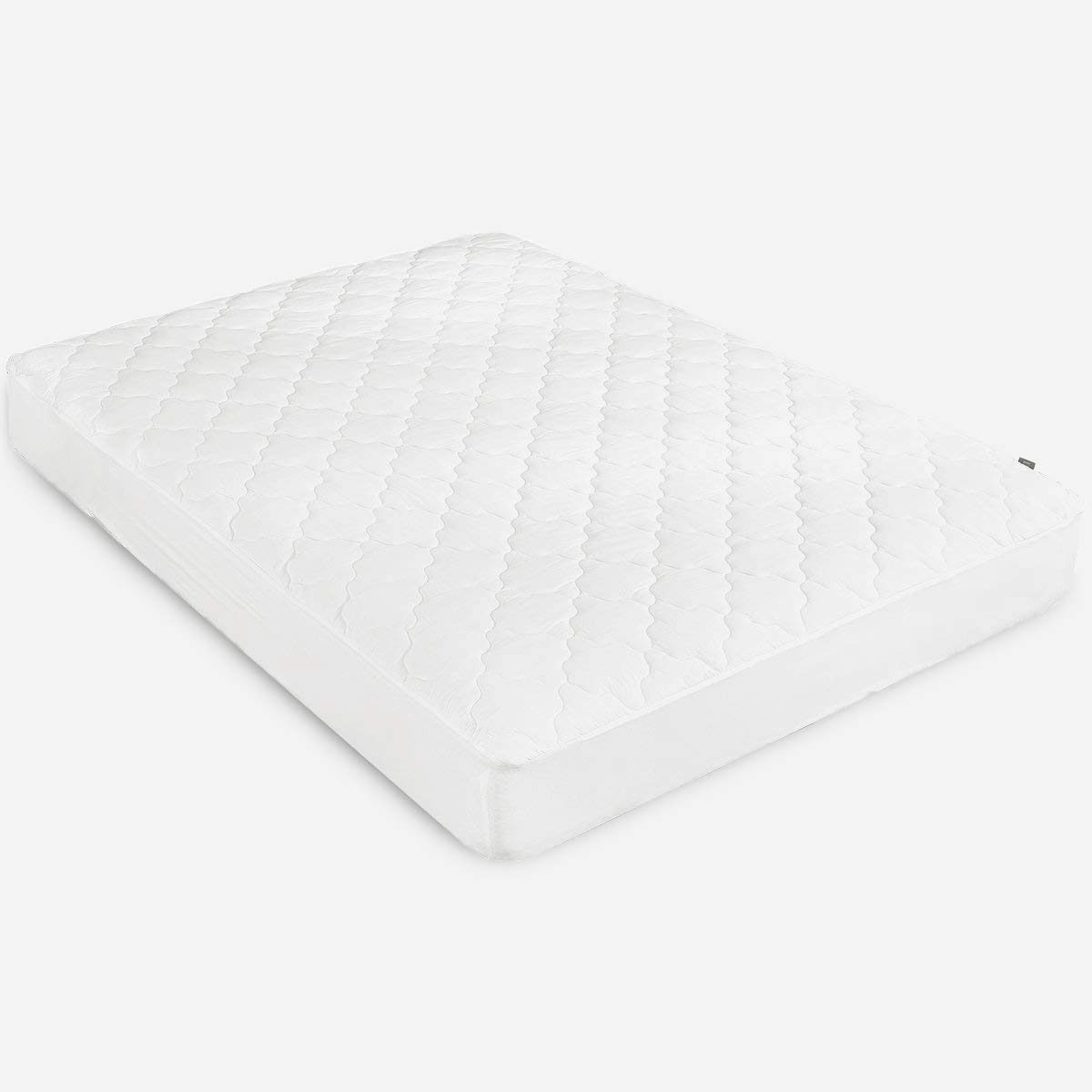 UMI Essentials All Season Extra Deep Quilted Mattress Protectors, One Size, Washable, White, 180x200cm