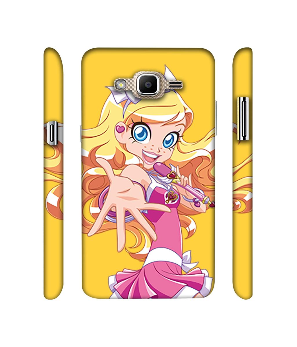 Amazon Brand - Solimo Designer Singing Girl Vector 3D Printed Hard Back Case Mobile Cover for Samsung Galaxy J2 Prime