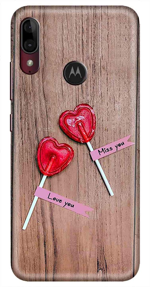 Amazon Brand - Solimo Designer Heart Design 3D Printed Hard Back Case Mobile Cover for Motorola Moto E6s / Motorola Moto E6 Plus