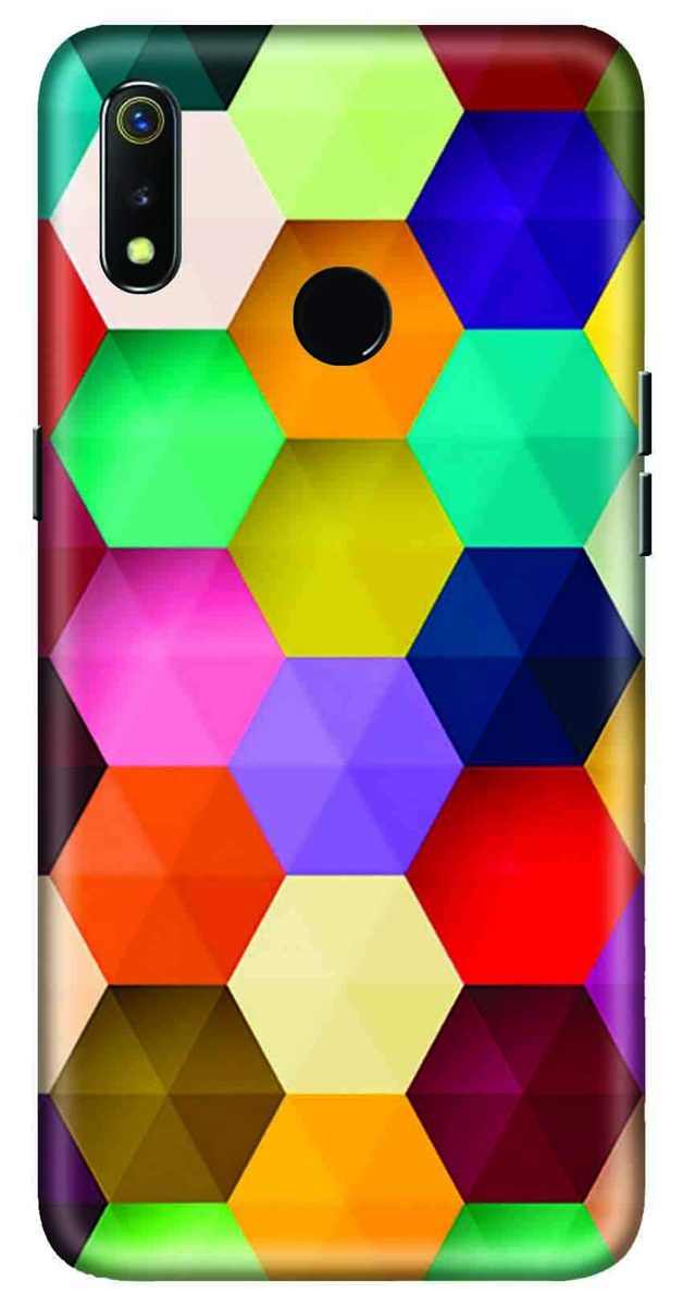 Amazon Brand - Solimo Designer Colorful Pattern 3D Printed Hard Back Case Mobile Cover for Realme 3 / Realme 3i