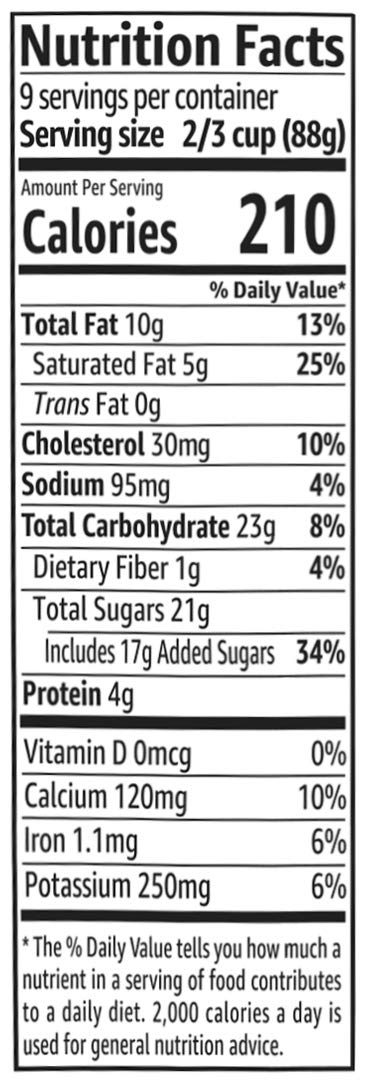 Amazon Brand - Happy Belly Rocky Road Ice Cream, 48 Fl Oz (Frozen)