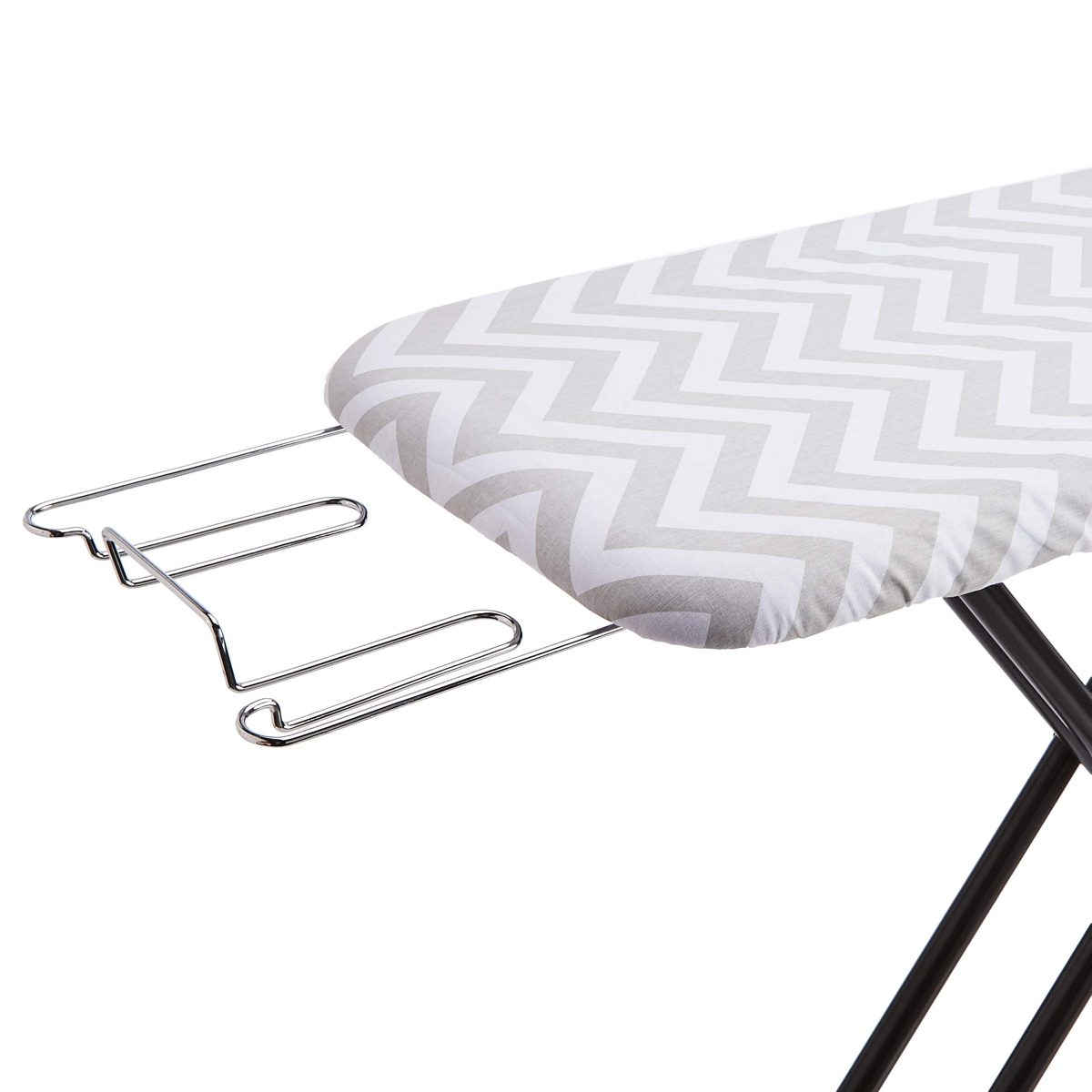 AmazonBasics Full-Size Ironing Board - 4-Leg Fold-Up, Chevron Removable Cover