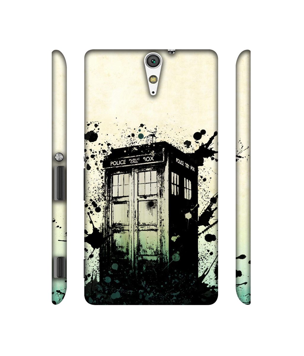 Amazon Brand - Solimo Designer Police Booth 3D Printed Hard Back Case Mobile Cover for Sony Xperia C5 Ultra Dual